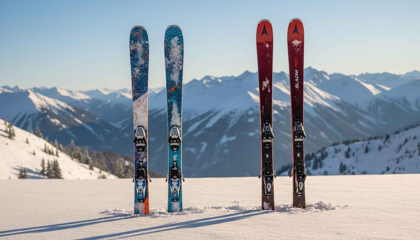 sport skis vs performance skis